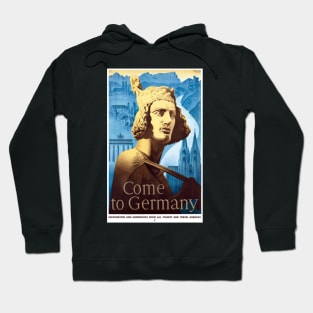 Vintage Travel Poster Germany - Come to Germany 1936 Hoodie